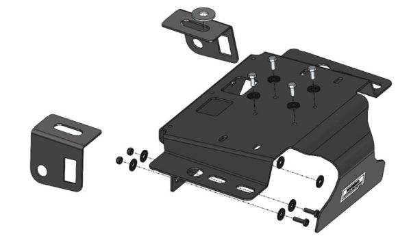 Kit montaj compresor ARB Jeep Wrangler JK