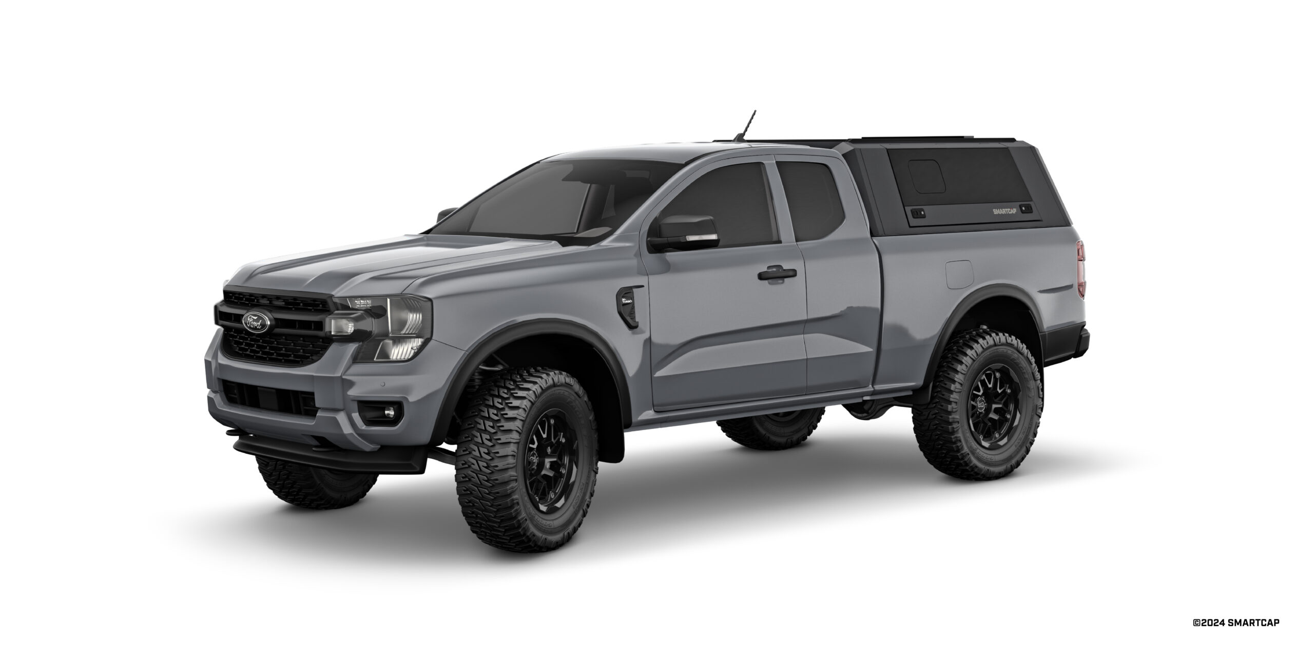 SmartCap EVO Ford Ranger Ext Cab 2019-Current 1 Drivers Front Three Quarter